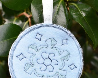 Snowflake Christmas Ornament