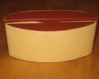 Vintage leather desk blotter