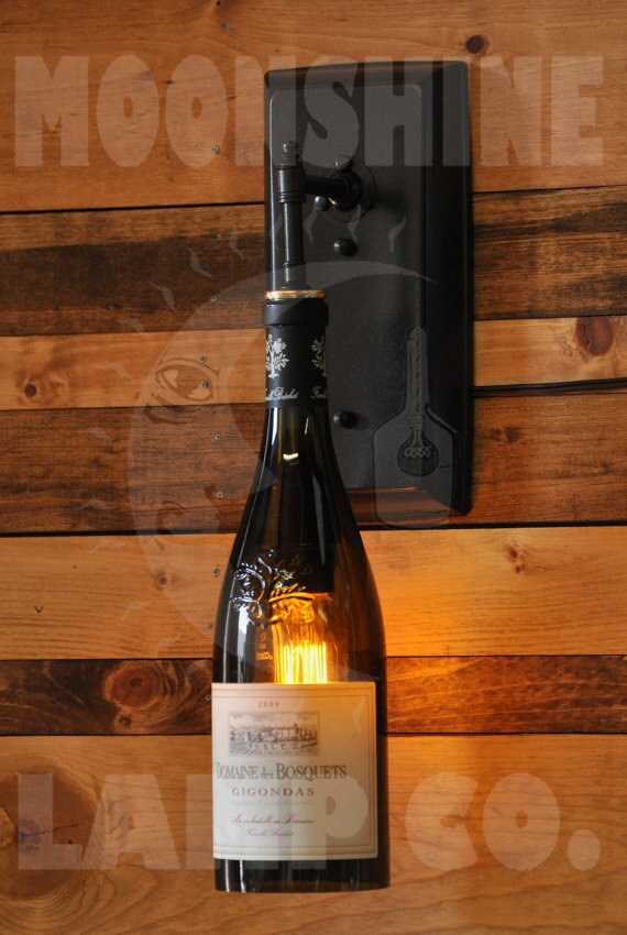 Wine Bottle Wall Sconce