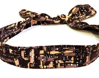 Cooling Neck Wrap, Brown Stay Cool Tie Bandana Scarf, Gel Neck Cooler, Body Head Heat Relief Headband, Gift for Boys n Men iycbrand