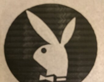 1960s Playboy Bunny Logo Iron ON nos rare iron on collectible