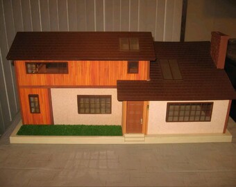 Vintage Tomy Smaller Homes Dollhouse and Furniature