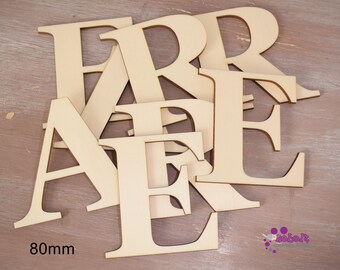 Laser Cut Letters Alphabet numbers