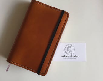 Hand made leather cover for Moleskine Notebooks Notes Art Drawing Detective Meeting To Do List Sketch Draw Small Pocket Writing Journal