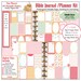 Editable Bible Journalling / Planner Kit w 4 Pre-Decorated 8 PDF Printables,Happy Planner Quick Pages, Christian Stickers