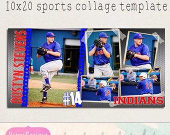 sports collage template