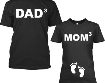 3rd baby announcement shirts