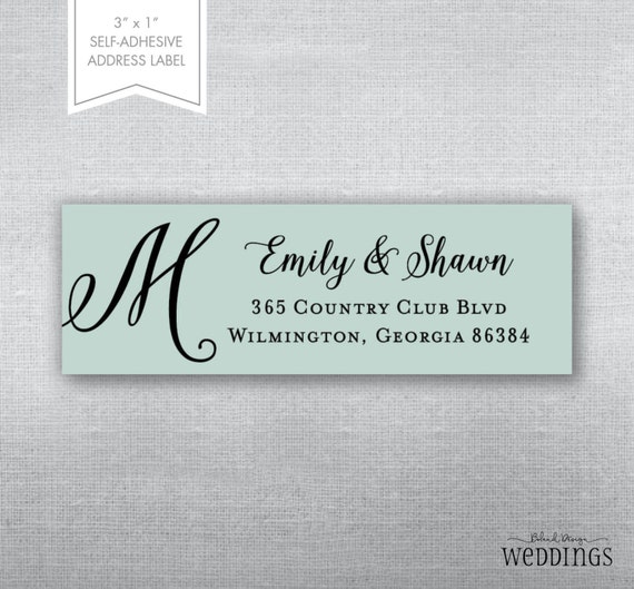 Clear address labels uk