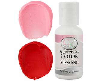 Super Red CK Gel Paste Food Coloring - high quality food coloring for icing, frosting, cookie dough and more