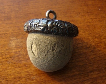 Sterling Silver capped acorn emery