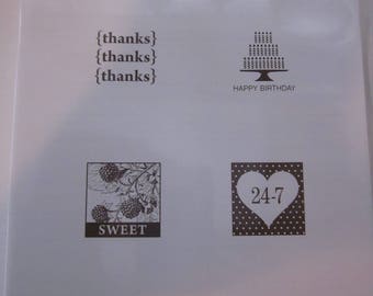 Pretty Postage clear mount stamp set from Stampin' Up!