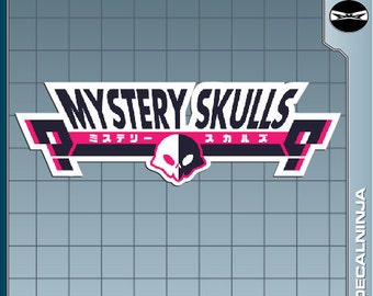 MYSTERY SKULLS Logo vinyl decal Sticker for just about anything!