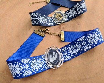 Bioshock Infinite Choker-Which Do You Choose, Bird or Cage? Cosplay as Elizabeth Comstock. Gifts for Gamers Under 20 dollars