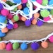 Pom pom/Pompom/Multi-color Pom Poms/ Pompom Trim/Baby pompoms/Ball fringe/Pom Pom Garland/pillow pompom/blanket trim pompom/Brown pompom