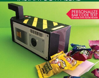 Ghost-buster Trap Box - Ghost-buster Party Favor Box, Gift Card Box, Ghost-busters Birthday | Instant Download DIY Printable PDF Kit