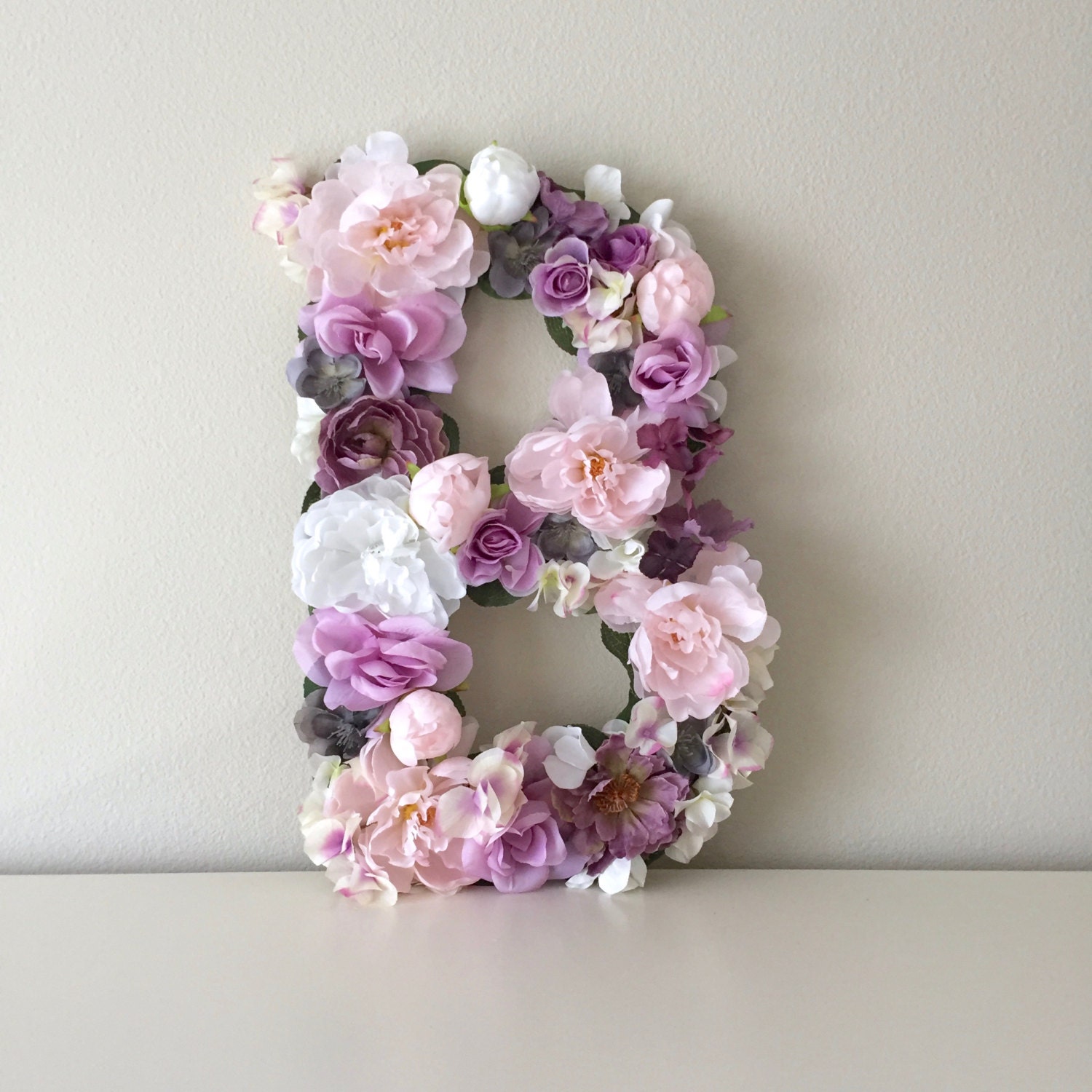 Floral Letter Flower Letter Large Flower Letter Decor