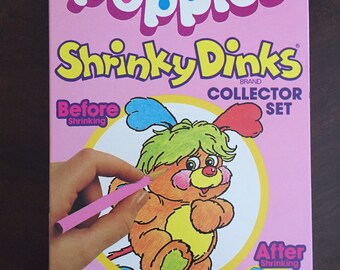Vintage 1986 Popples Shrinky Dinks set by Coloforms