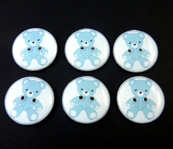 bear buttons sewing