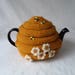 Bee Hive Teapot Cozy tea cosy, tea accessories wool cosy - beehive cosy large in wool