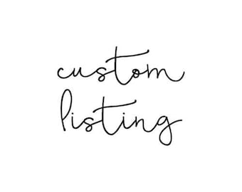 The Bonedana custom listing