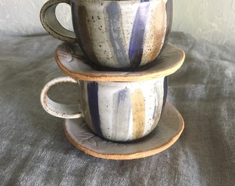 Espresso cups and saucers