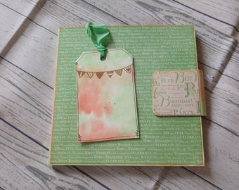 Mini Album "Card" size 15.5 x 15.5 cm
