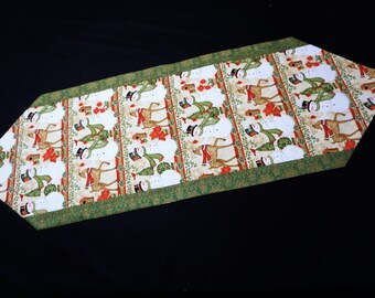 Christmas table runner Modern table runner Holiday table runner