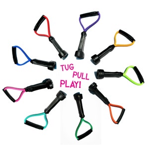 Dog Toys - Upcycled Cow Milking Tube Tug Toy - Original Size in 10 Colors