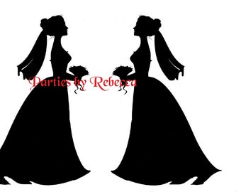 Mrs and Mrs SVG Set