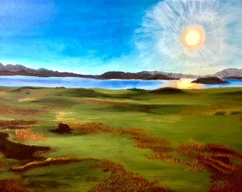 Thingvellir Vista - Iceland Landscape Painting