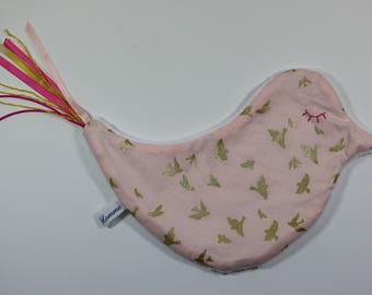 Pretty little flat plush bird.