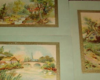 LAST CHANCE SALE 3 Nice Sceanic Postcards