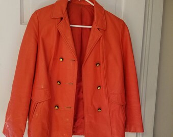 Woman's 1960's leather jacket