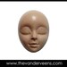 Mold No.242 (Face-Female with Closed eyes) by Veronica Jeong
