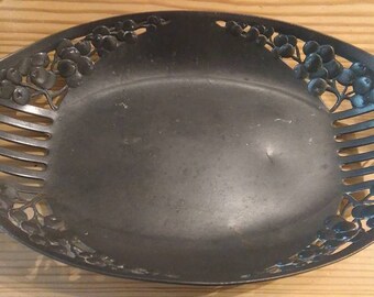 Antique German Orivit Art Nouveau pewter dish