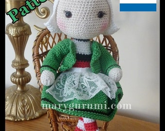 Crochet pattern Amigurumi doll snipe tutorial Pattern