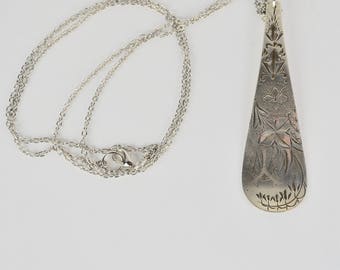 Vintage Spoon Pendant Necklace