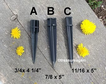 Solar Light Ground Stakes Black Plastic Replacement Stakes, Light Stakes, Outdoor & Garden Supply, Solar Lights Supply, Bulk