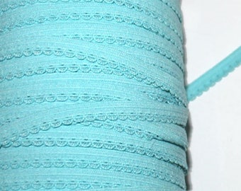 Ribbon elastic light turquoise Mint blue