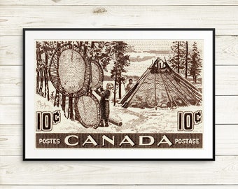 Native art Canada, Indigenous art Canada, Aboriginal Canadian, Native Canadian, vintage Canada art, art history canada, canadian art prints