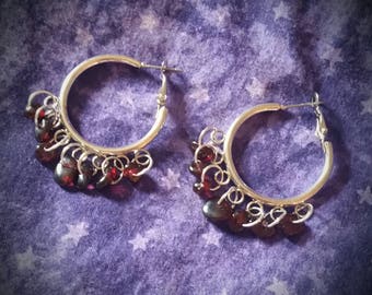 Crystal Hoop Earrings