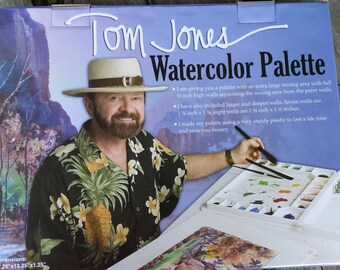 Tom Jones watercolor palette large painting palette