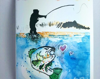 Fisherman's Greeting Card