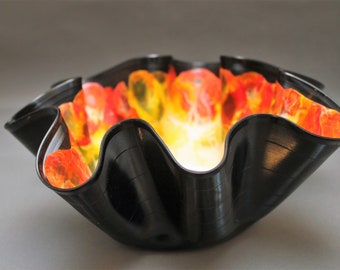 Bowl from a Recycled LP Record