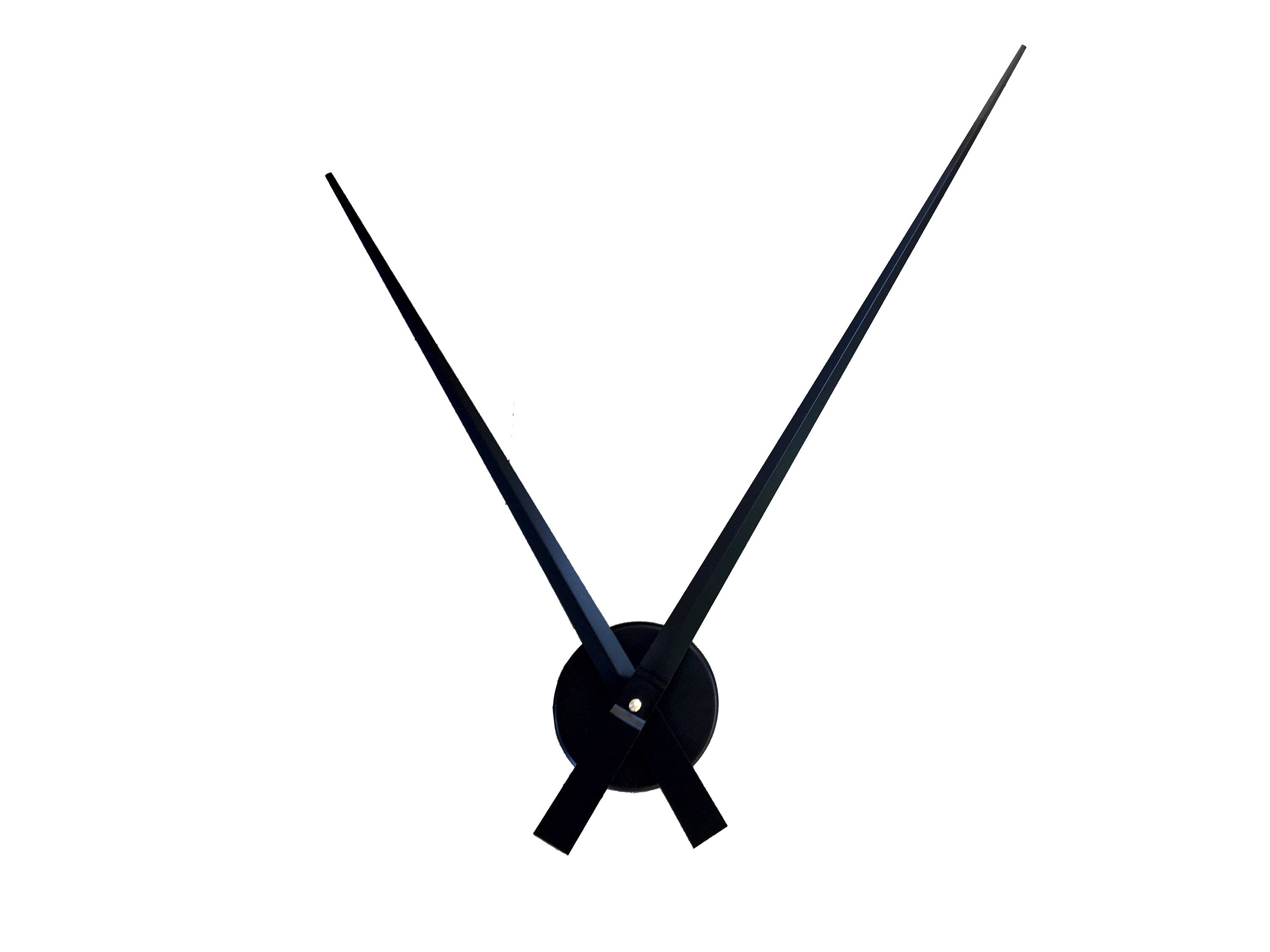 17 1/2 37 ColorsBlack 4 Pc Extra Large Wall Clock