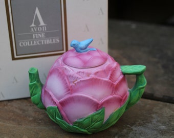 Avon Teapot Collection "Peony"