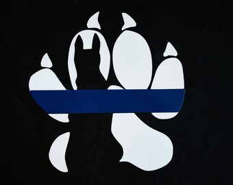 Police K9 Window Sticker