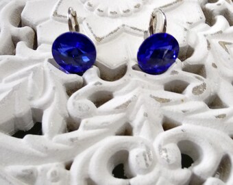 Silver 925 earrings with swarovski crystals