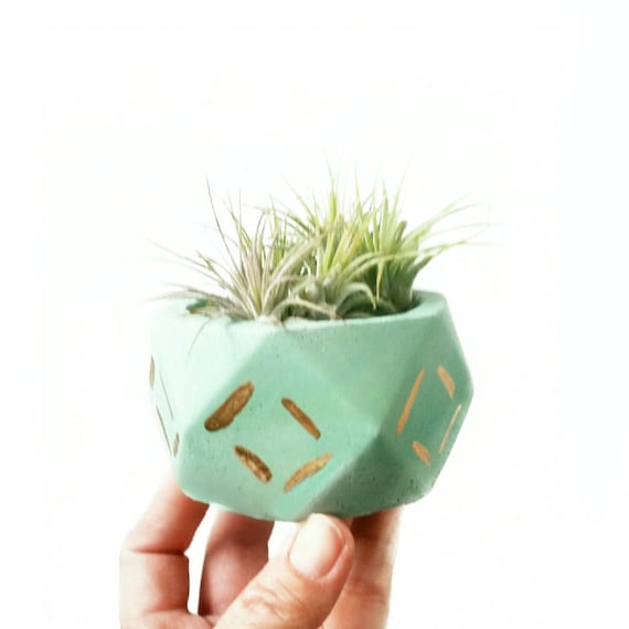 Geometric Planter/Air Planter/Desk Planter/Geometric decor/New Home Gift/Housewarming Gift/Succulent Planter/Modern Planter/Mint decor