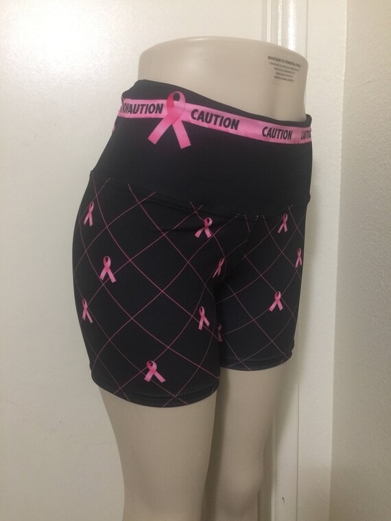 Breast Cancer Awareness Yoga Shorts